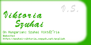 viktoria szuhai business card